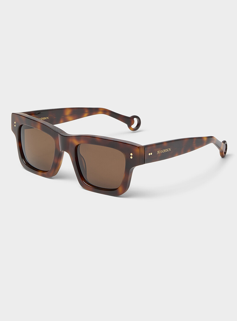 Rectangular tortoiseshell sunglasses product image (primary)