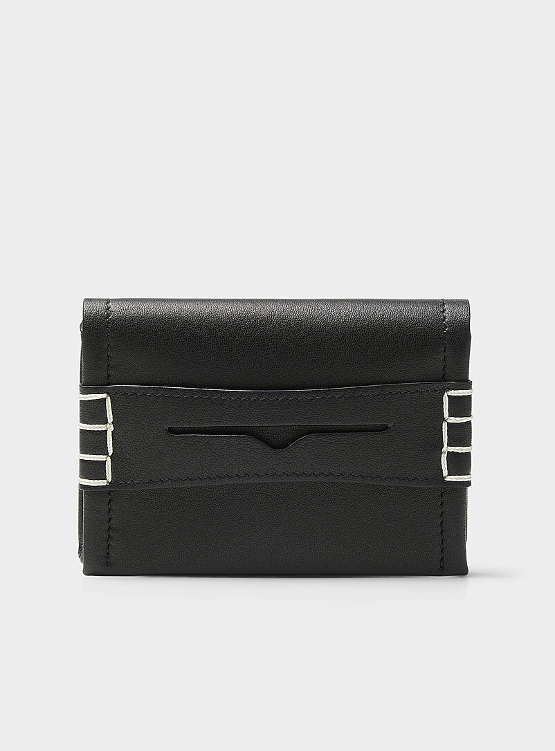 Loafer topstitched card case product image (primary)