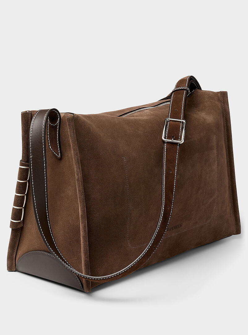 Large loafer suede bag product image 2