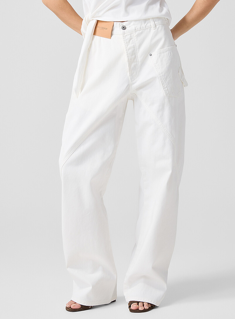 Twisted white carpenter jean product image 2