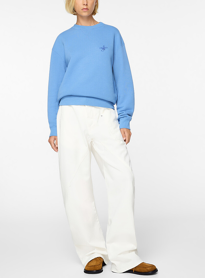 Tone-on-tone signature anchor sweatshirt product image 2