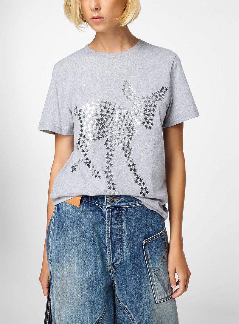 Starry fawn heather grey T-shirt product image 2