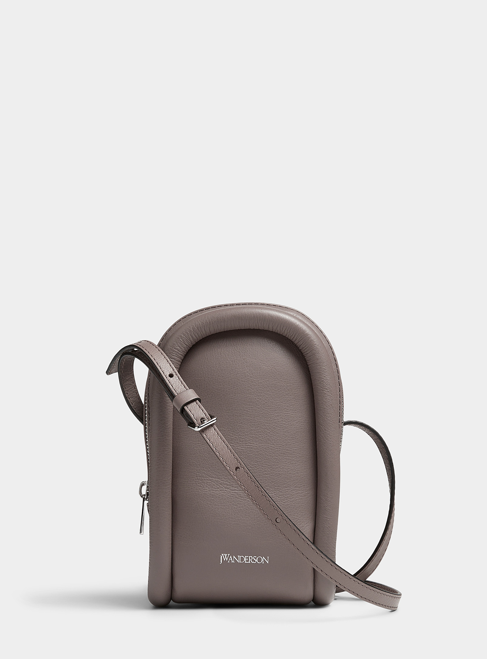 Jw Anderson Bumper Phone Pouch In Light Brown