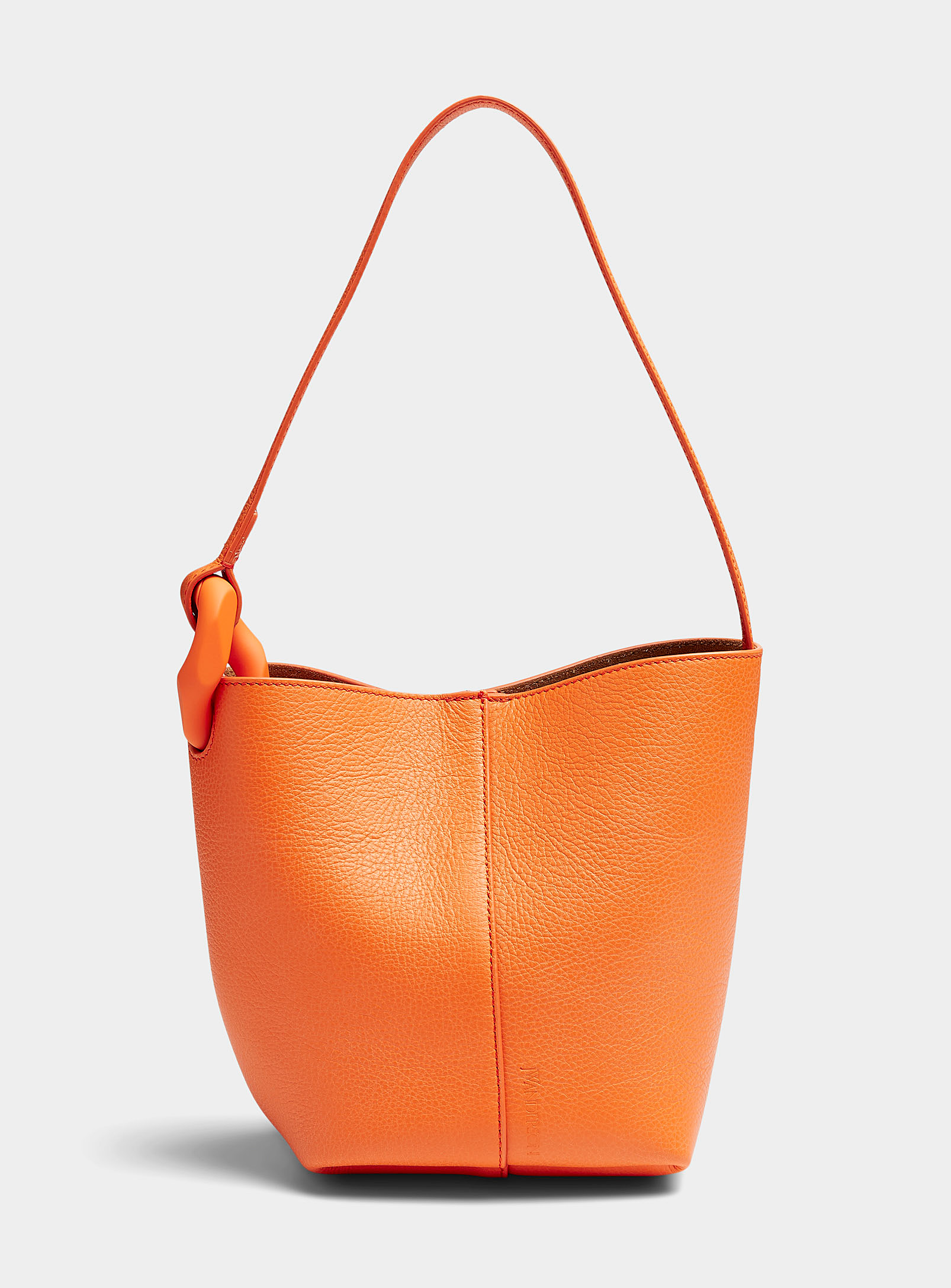 JW Anderson - Women's Corner orange bucket bag