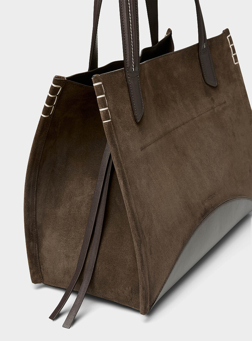 Loafer suede bucket bag product image 2