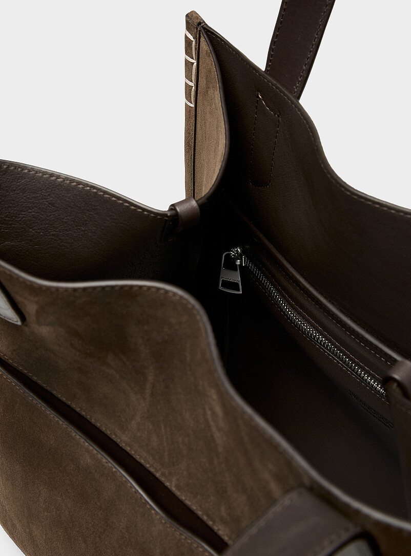 Loafer suede bucket bag product image 3