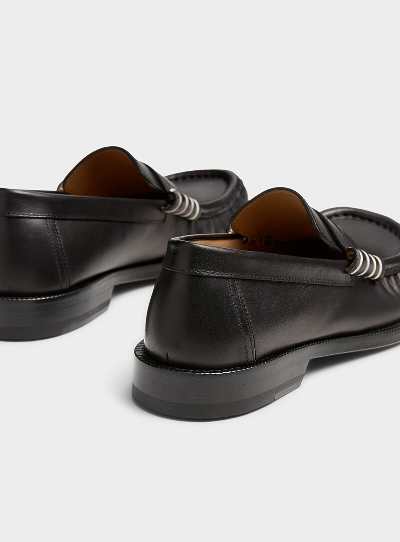 Leather moccasin loafers Women product image 2