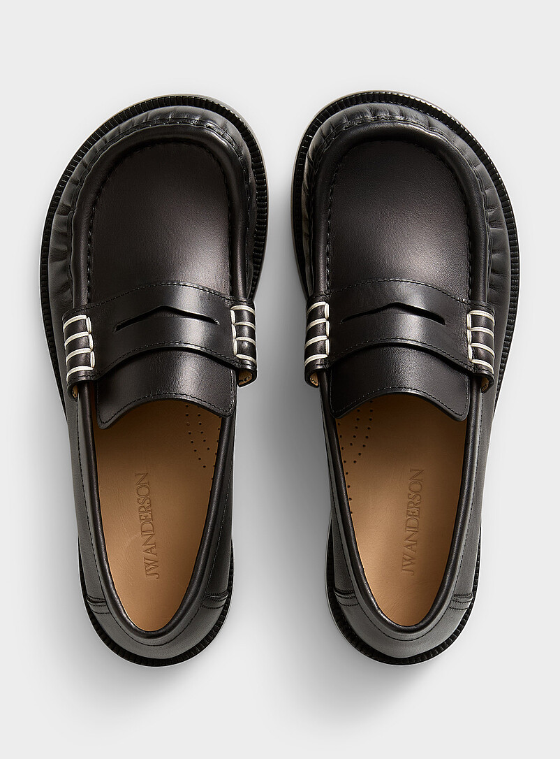 Leather moccasin loafers Women product image 3