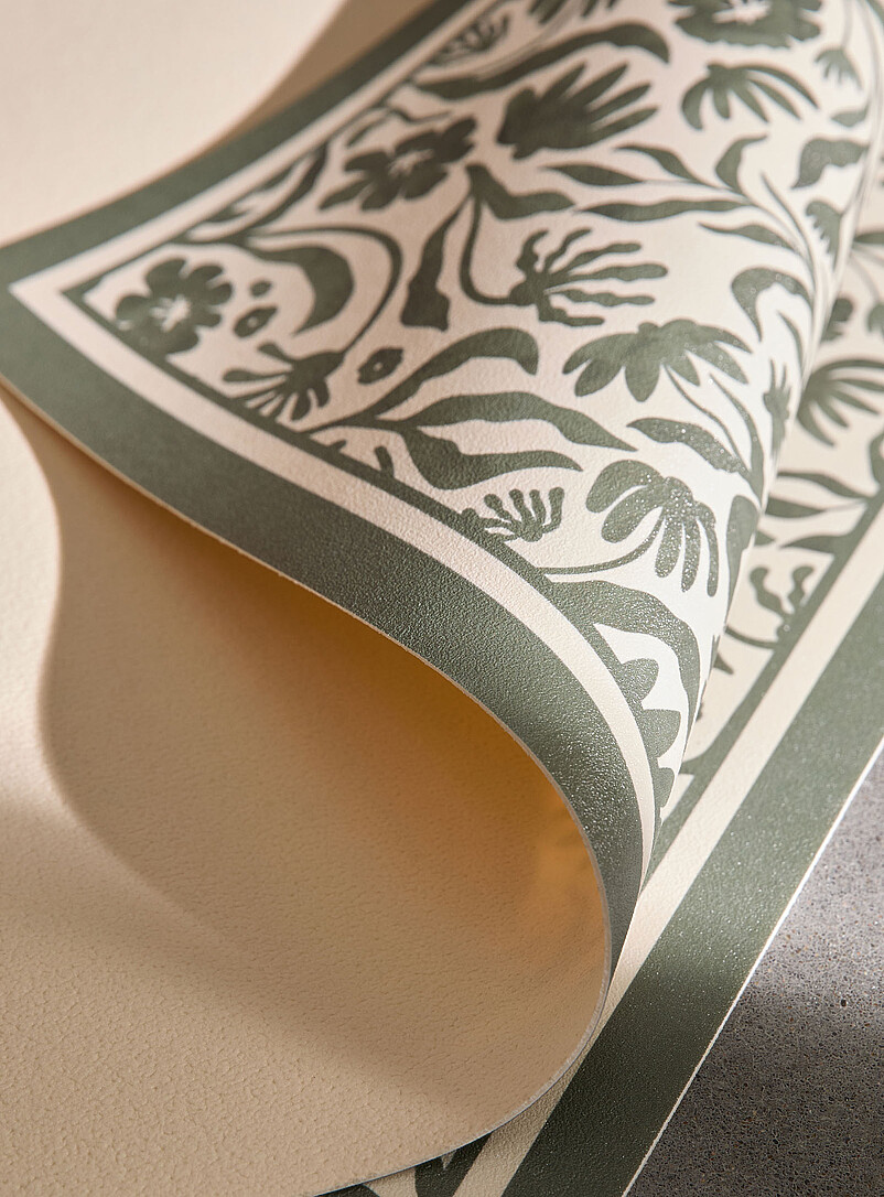 Botanical pattern vinyl mat 100 x 130 cm product image 2