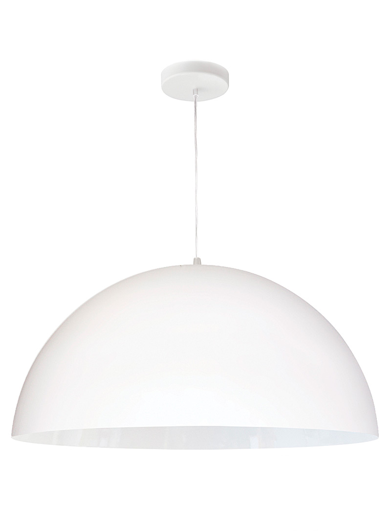 Simons Maison White Snowy dome hanging lamp