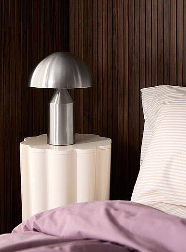 Travis chromed table lamp