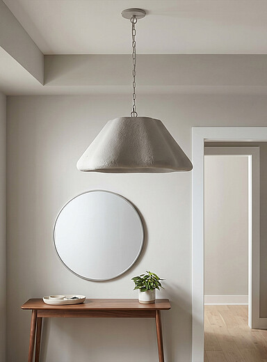 Le luminaire suspendu Cecilia couleur lin