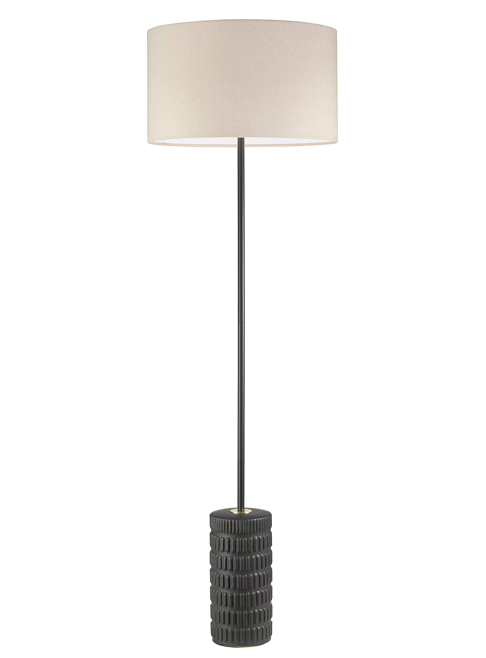 Simons Maison - La lampe sur pied céramique relief ébène