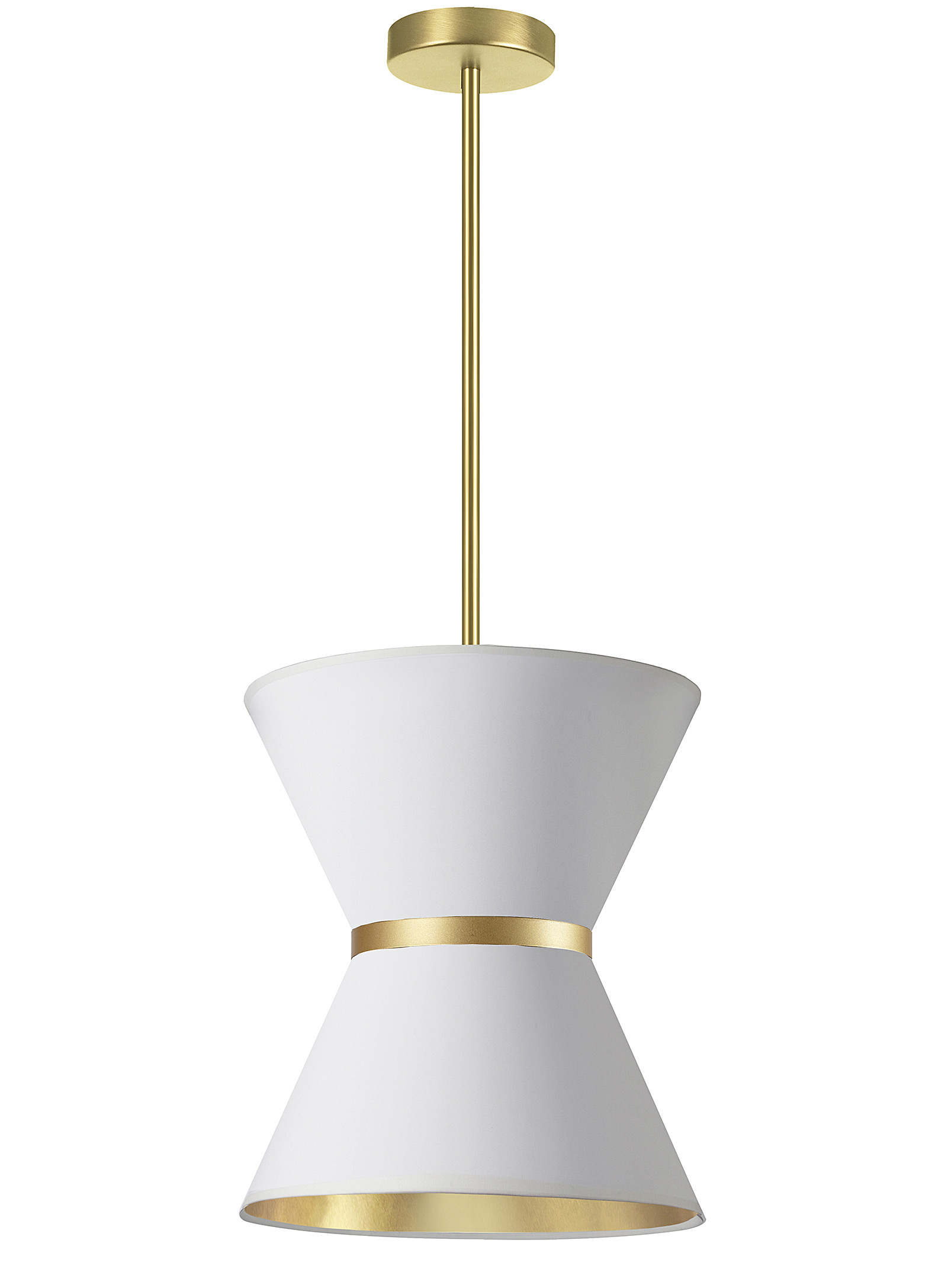 Simons Maison Geometric Balance Hanging Lamp In White