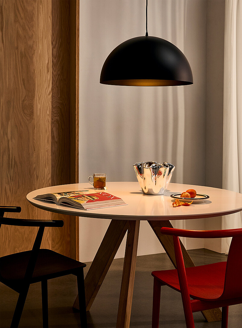 Dark dome hanging lamp product image 2