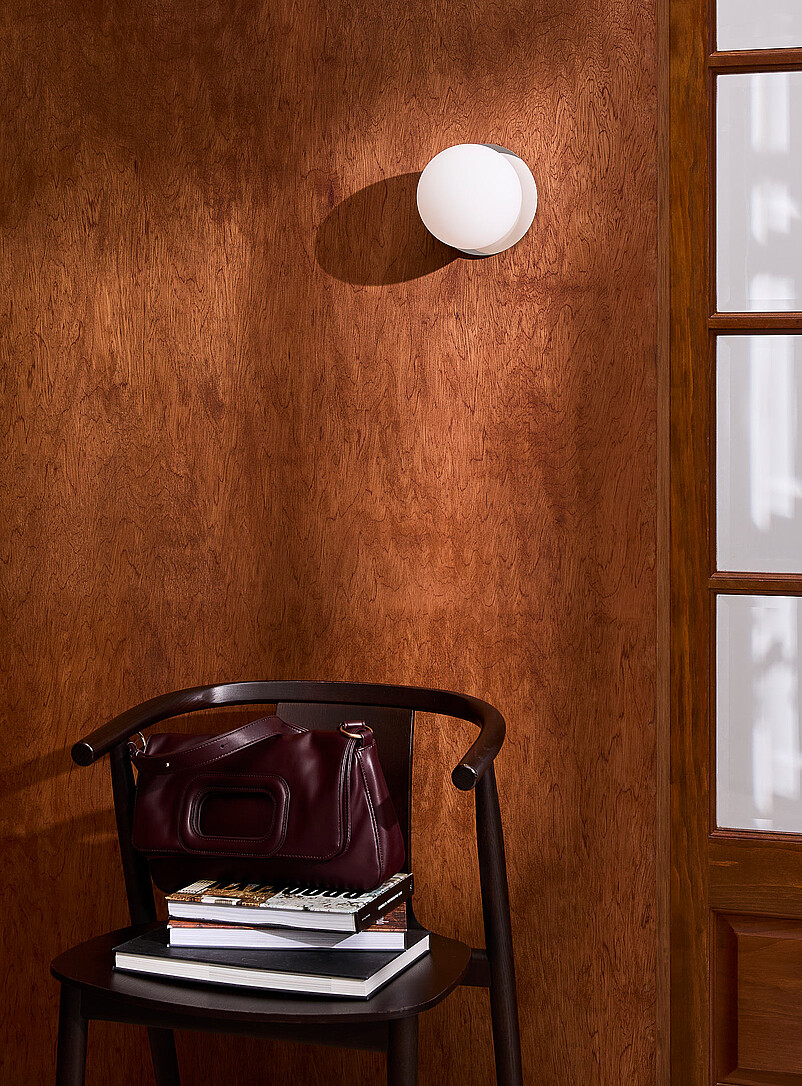 Chrome celestial globe sconce product image 2