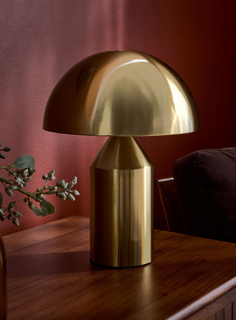 Travis polished brass table lamp product image 2