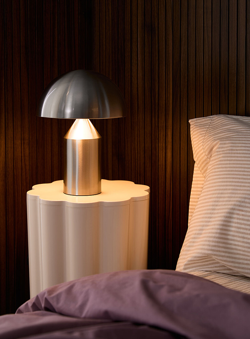 Travis chromed table lamp product image 2