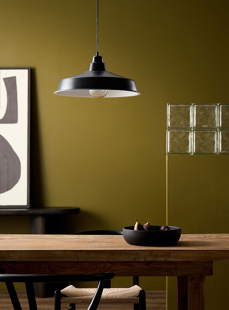 Olya Matte Black Light Fixture 40.5 Cm In Diameter