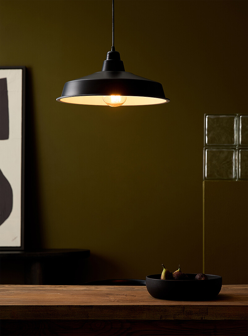 Olya matte black light fixture 40.5 cm in diameter product image 2