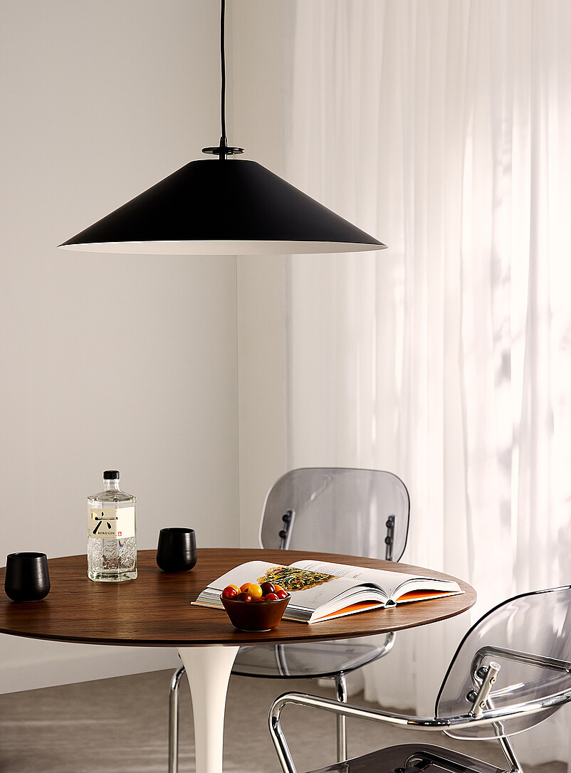 Prudence Matte Black Light Fixture 61 Cm In Diameter