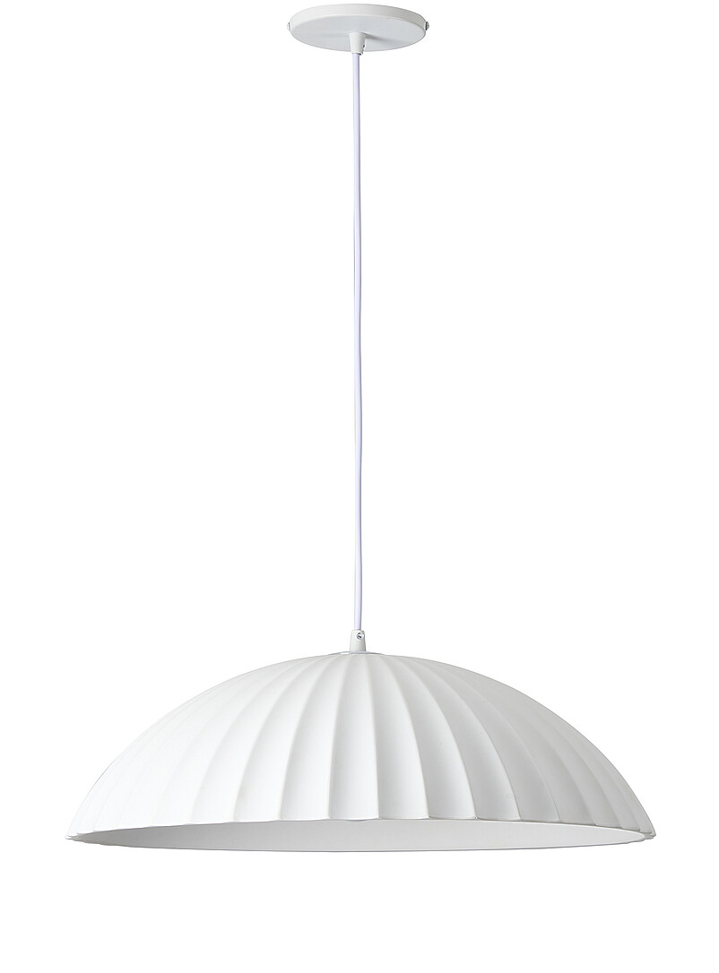 Grooved dome lampshade pendant light product image 2