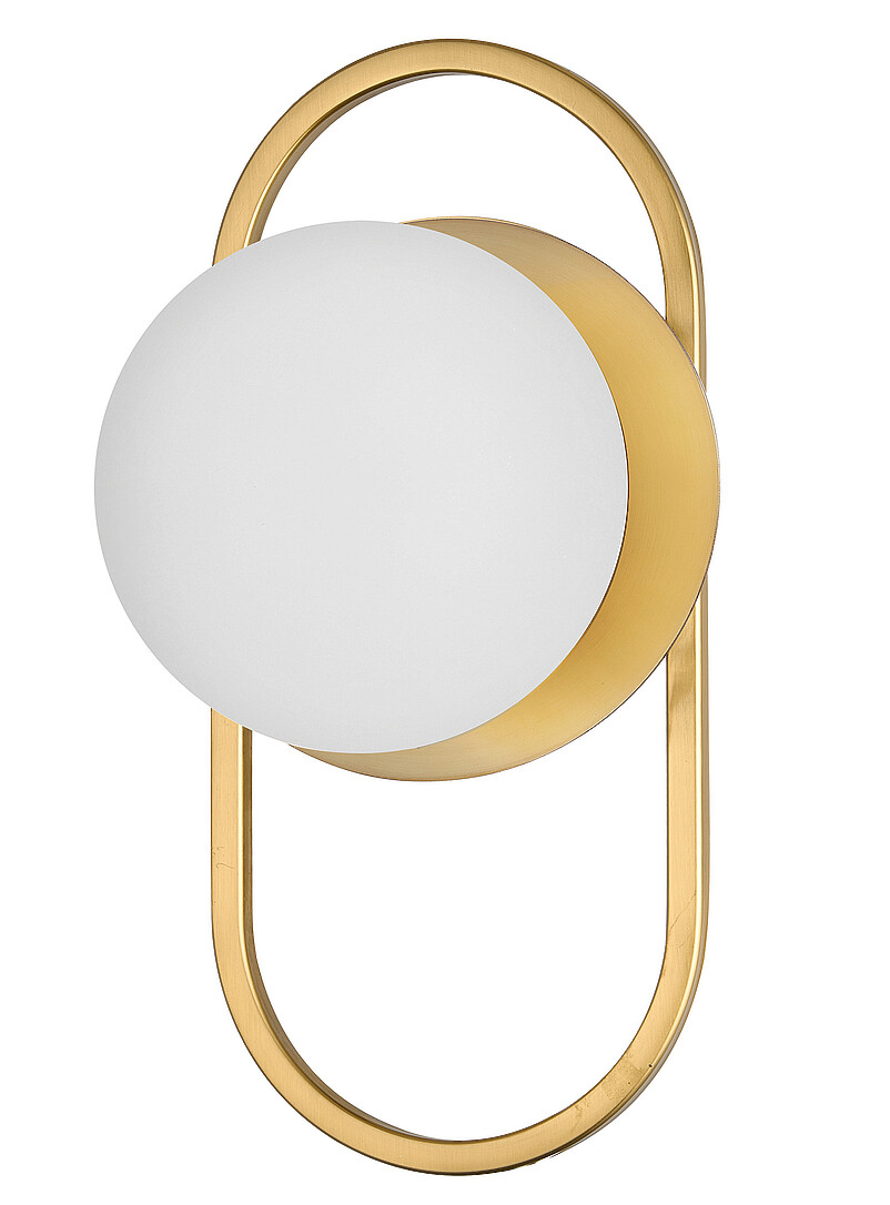 Gold art deco wall sconce product image 2