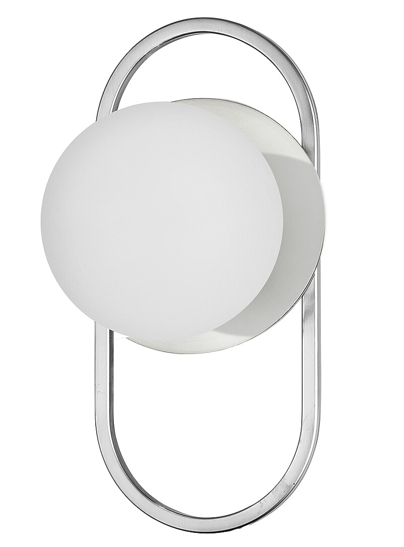 Silver art deco wall sconce product image 2