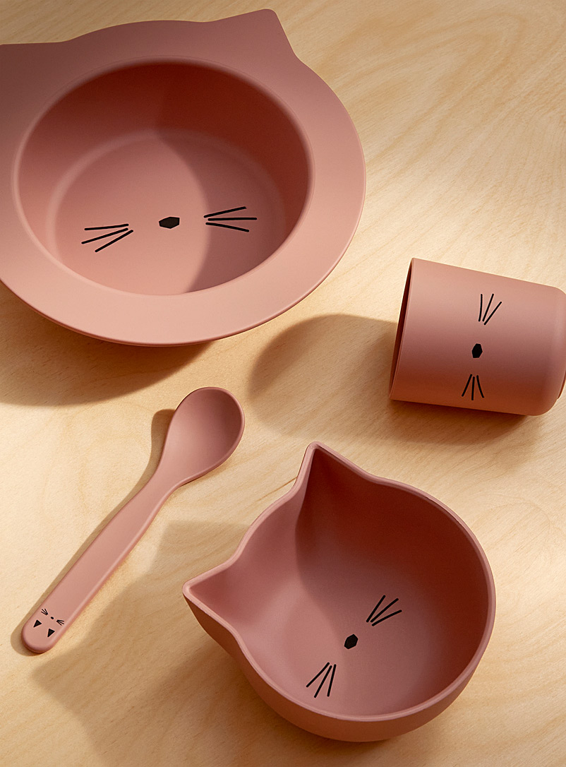Liewood Pink Pink kittens dinnerware