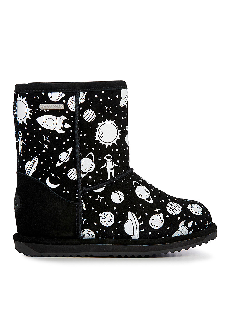 EMU Australia Assorted black Outer Space Brumby merino wool boots Kids - unisex for error