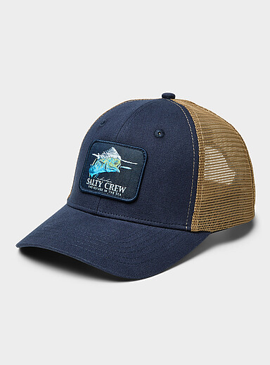 Mahi-mahi emblem trucker cap