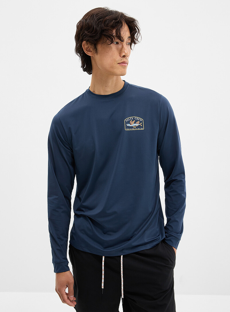 Flying Fish Long-Sleeve Rashguard Tee