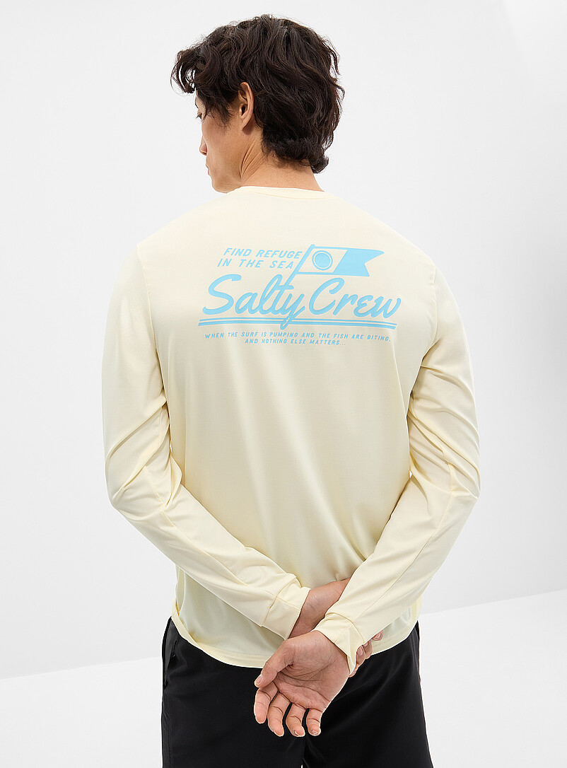 Buttery yellow long-sleeve rashguard tee product image 2
