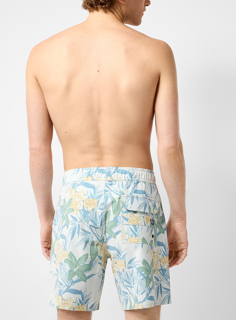 Exotic flower swim trunk product image 2