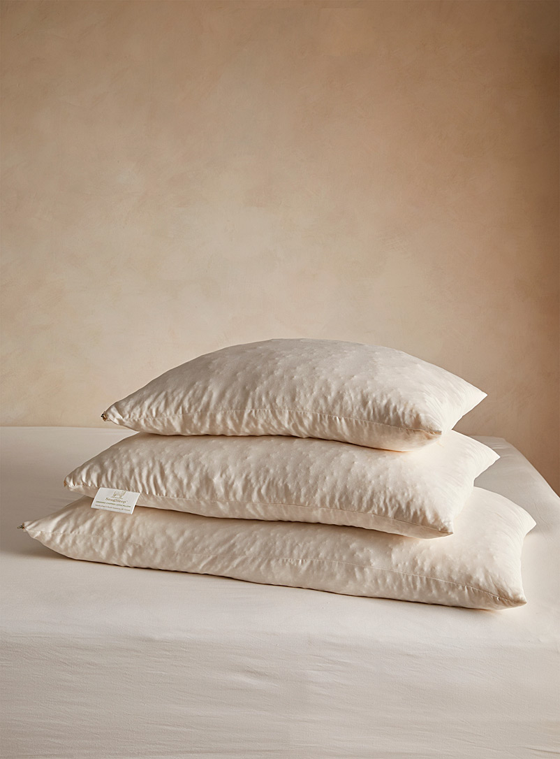 SnugSleep White Organic latex pillow
