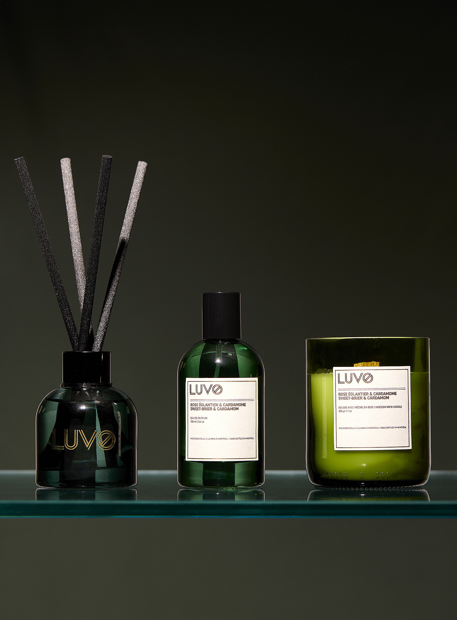 LUVO - Reeds diffuser gift set (Fabrique, Grey, ONE SIZE)