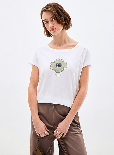 Le t-shirt l&eacute;ger jersey imprim&eacute; floral