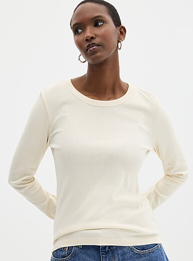 Le t-shirt minic&ocirc;tes manches longues