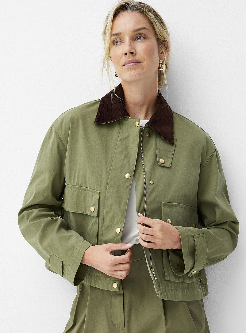 Veste Chemise Utilitaire Camouflage J. Crew Femme - Taille M, Occasion Très Bon état, Style Militaire