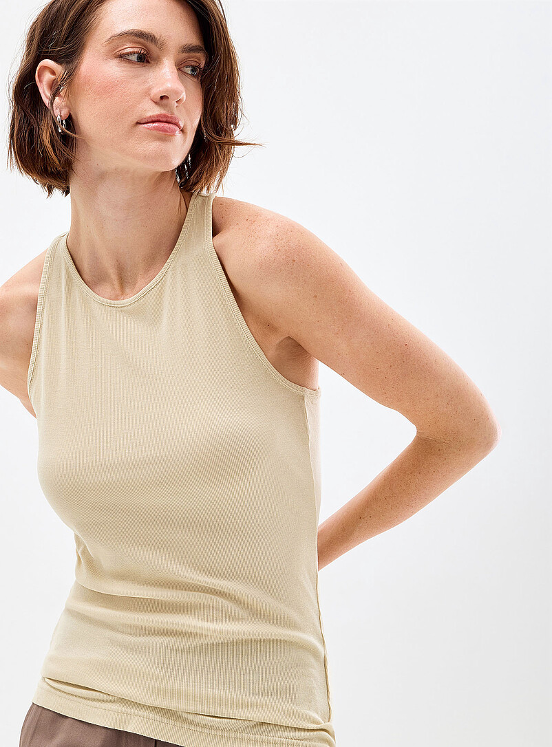 Ribbed jersey soft cami product image (primary)