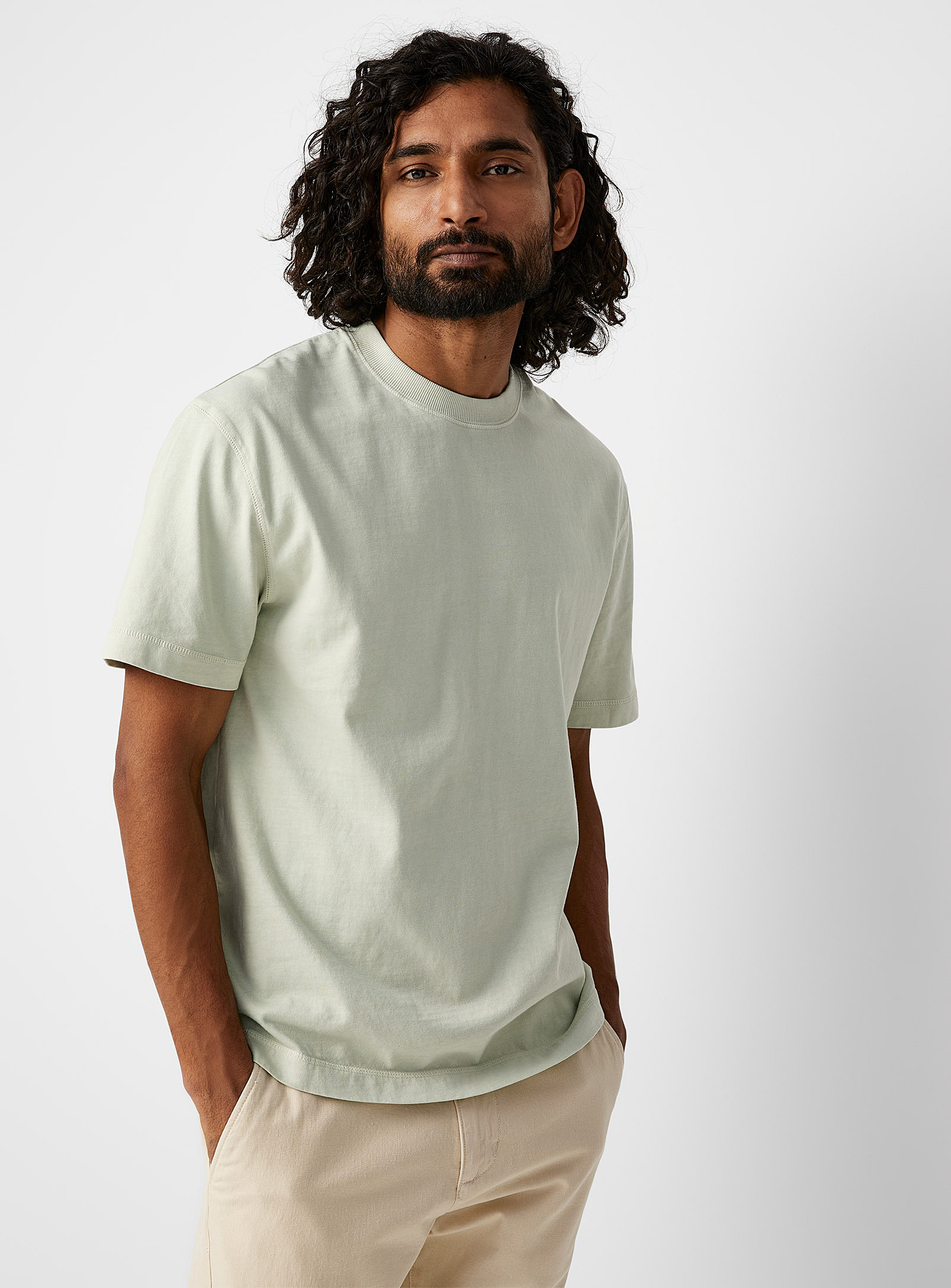 Marc O'polo Muted T-shirt In Mint/pistachio Green