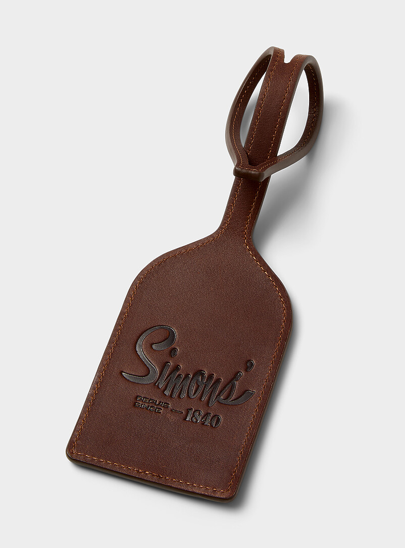 1840 Leather Luggage Tag Our History, Our Heritage Collection