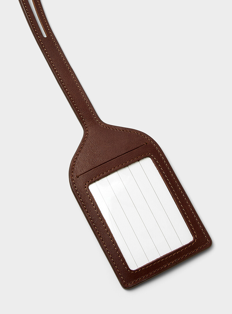 1840 leather luggage tag Our History, Our Heritage Collection product image 2