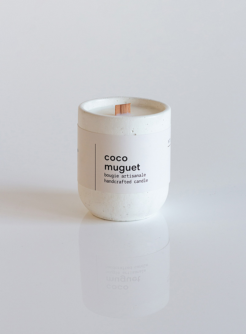 Esser: La bougie parfumée coco muguet Blanc pour femme