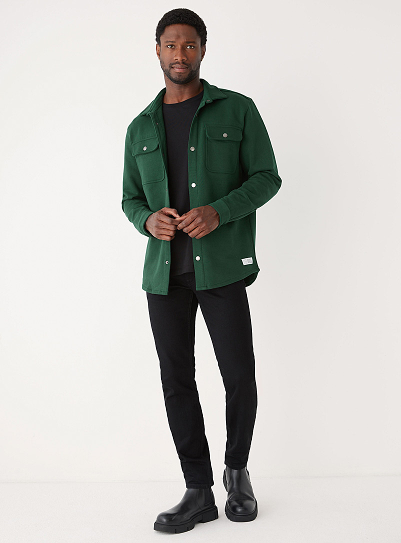 Terry-lined overshirt | Frank And Oak | | Simons