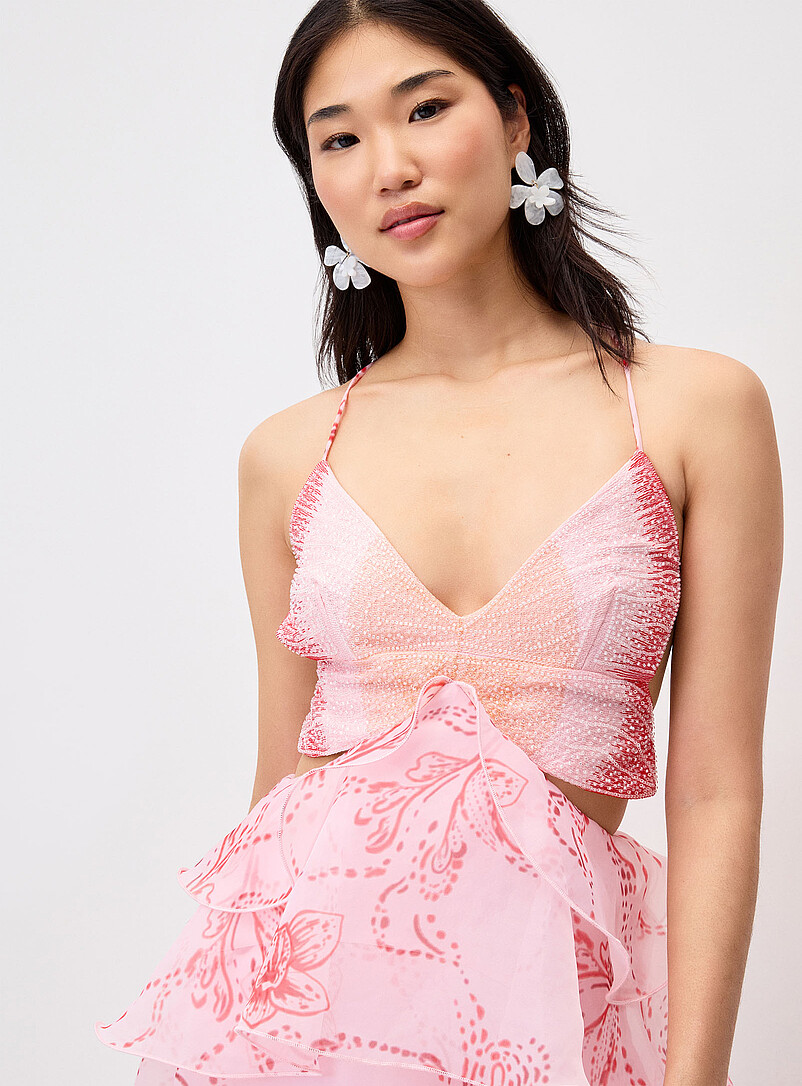 Pink butterfly maxi dress product image 2