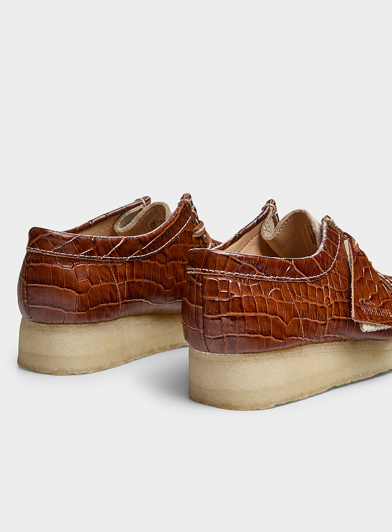 Croc leather Wallabee loafers Women | Clarks | All Our Shoes  display picture 3