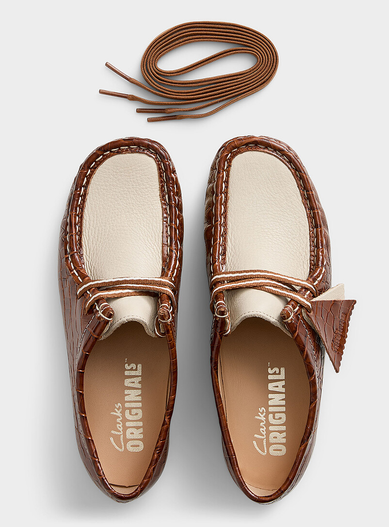 Croc leather Wallabee loafers Women | Clarks | All Our Shoes  display picture 2