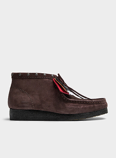 Wallabee studded-detail loafers Men