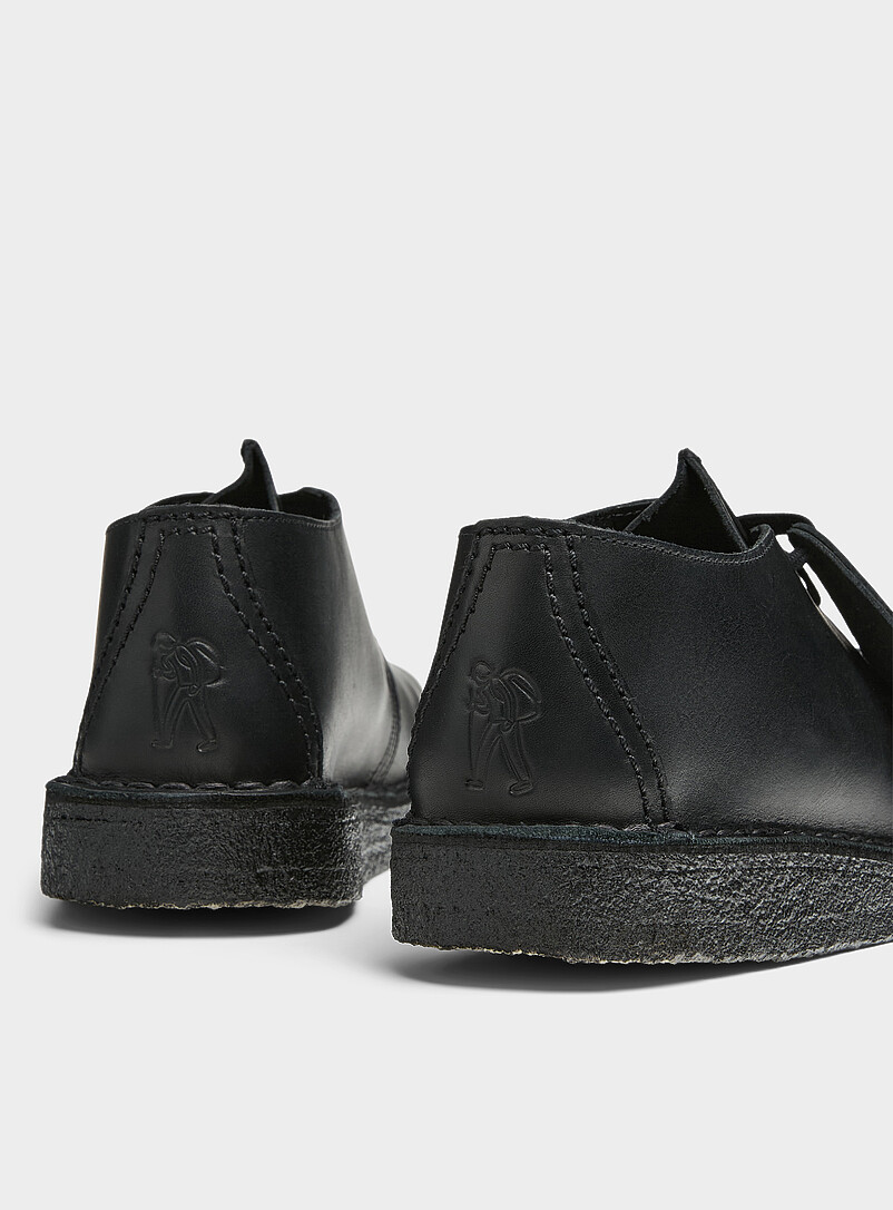 Black shiny leather Desert Trek shoe Men product image 2